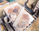 Pallet with old cook stove