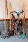 Pitch Fork, Garden Rakes and other Garden Tools.