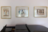 Collection of Hand Painted Egyptian Art on Papyrus