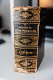 Practical Home Physician Leather Embossed Book