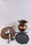 Metal Pots and Universal Grinder.