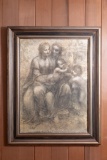 Women and Children Art on Board