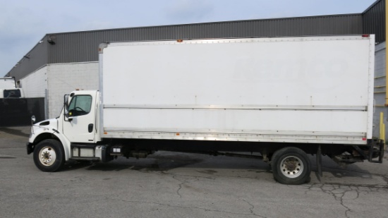 2012, FREIGHTLINER, BUSINESS CLASS, M2, 24' BOX TRUCK WITH TAILGATE