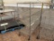 4 Shelf Wire Rack on Wheels