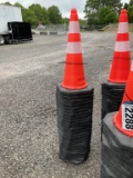 (25) New Plastic Traffic Cones