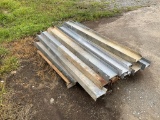 Steel Guard Rail Post Lot
