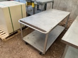 5' Stainless Steel Utility Cart