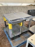Pallet of Rubber Maid Work Carts