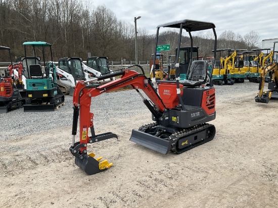 New 2024 AGT MX15R Mini Excavator Orange