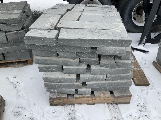 Pallet of Thin Full Color G Wall Stones