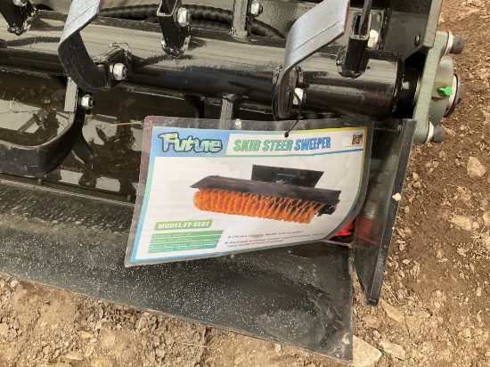 New Future Skid Steer Sweeper
