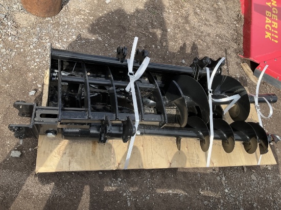 New 8 Piece Attachment Set for Mini Excavator