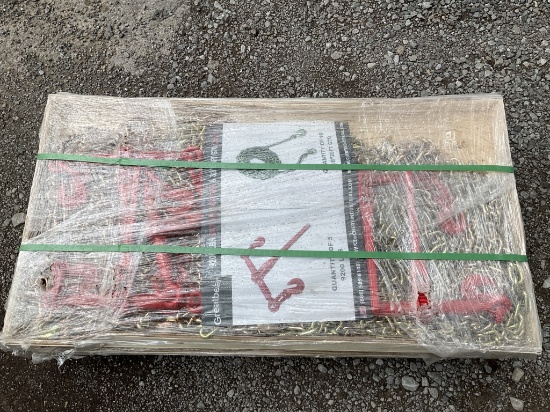 New Set of 15 9200 Pounds Binders & Chains