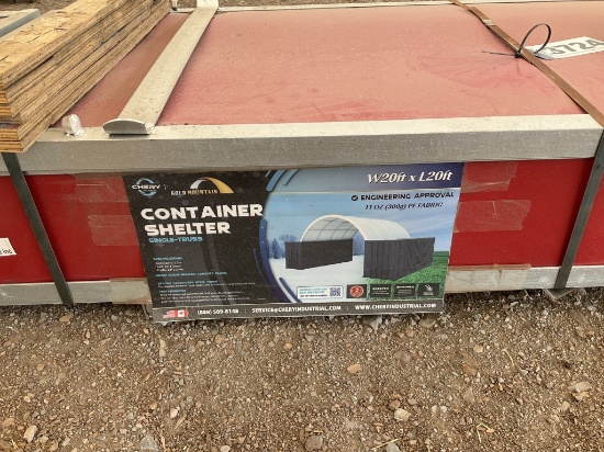 New Gold Mount Container Storage Canopy