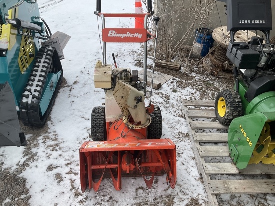 Simplicity Snow Blower