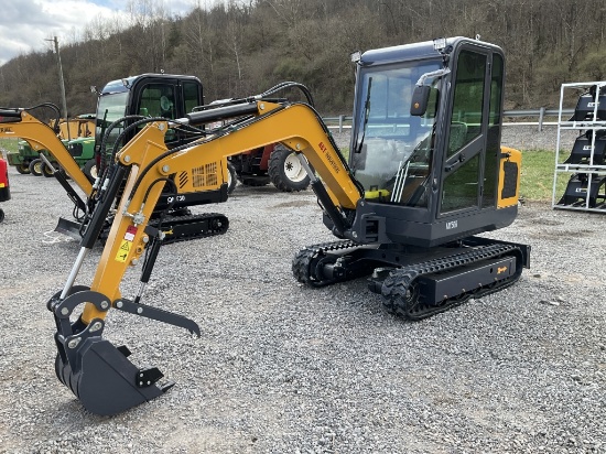 New AGT MY50R Mini Excavator Yellow