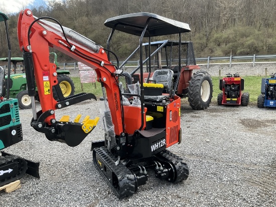New AGT WH12R Mini Excavator Orange