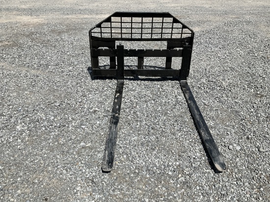 New Set of Adjustable Forklift Forks