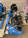 New 3 Piece Auger Set for Mini Excavator