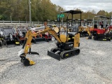 New AGT H12R Mini Excavator Yellow