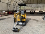 New AGT H15R Mini Excavator Yellow