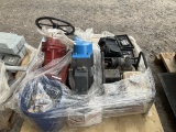 Pallet Lot, 3 Electric Pumps, Water Pump, Misc.