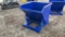 New Self Dumping Trash Hopper Blue
