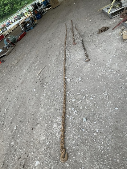 21' x 1/2" Long Chain With Hooks