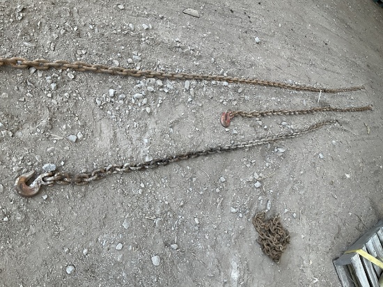 10' x 1/2" Long Chain With Hooks