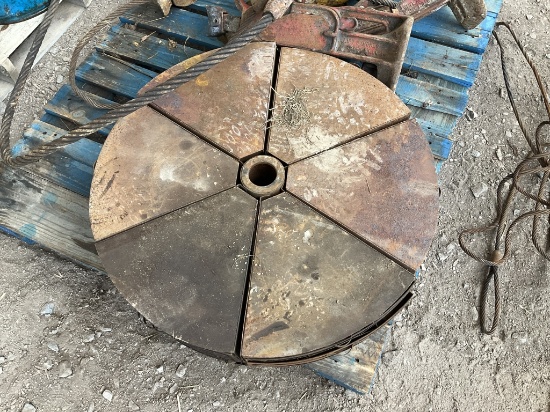 30" 18 Drawer Round Parts Bin