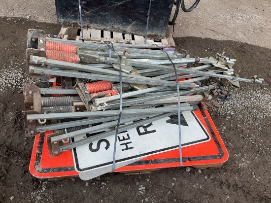 Pallet of Road Construction Signs