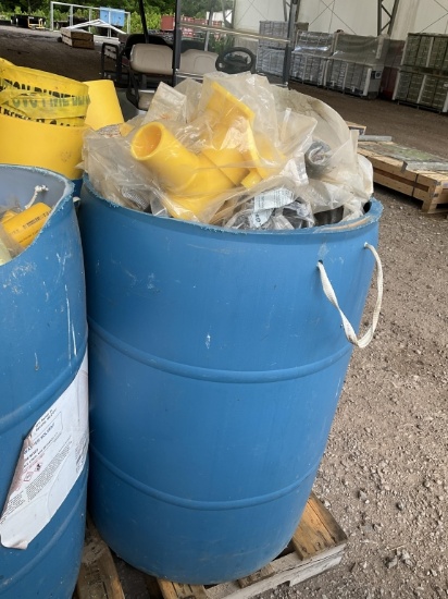 Barrel of Misc. Pipe Fittings