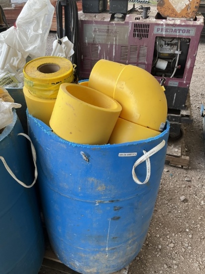 Barrel of Misc. Pipe Fittings