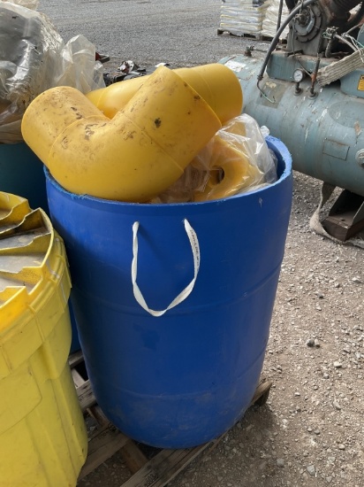 Barrel of Misc. Pipe Fittings