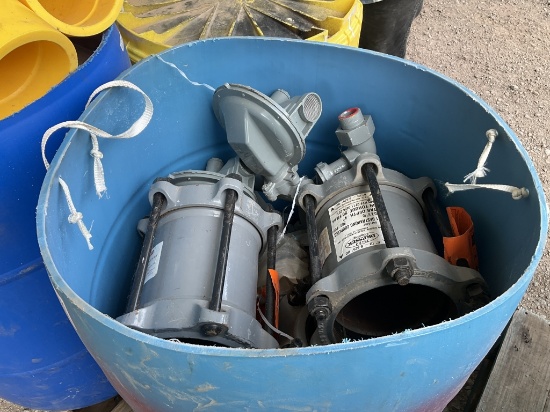 Barrel of Misc. Pipe Fittings