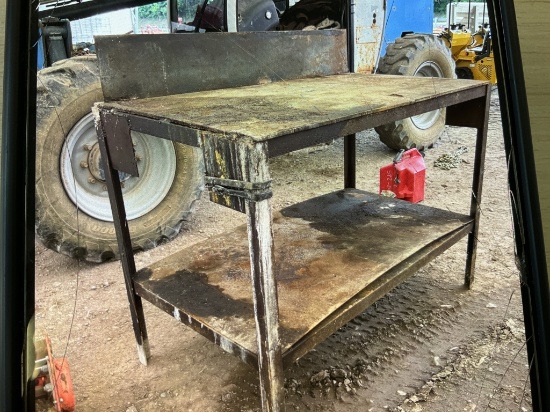Steel Work Table 4' x 3'