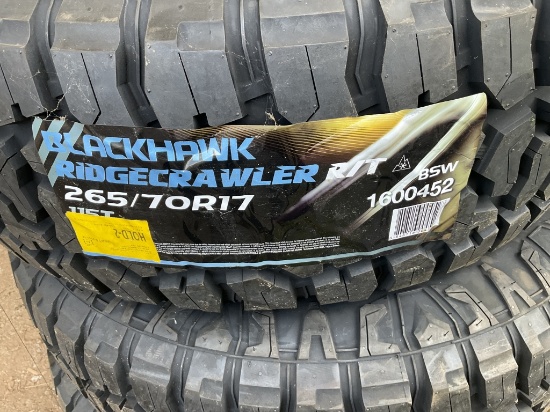 New Set of 4 Blackhawk Ridge Crawler 17" Tires