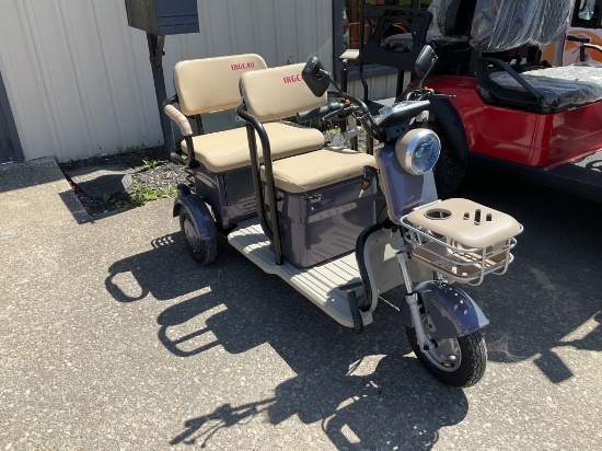New IRGC40 3 Wheel Electric Cart Purple