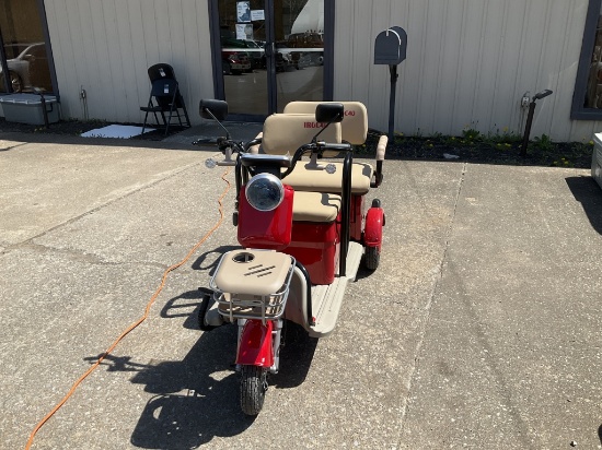 New IRGC40 3 Wheel Electric Cart Red
