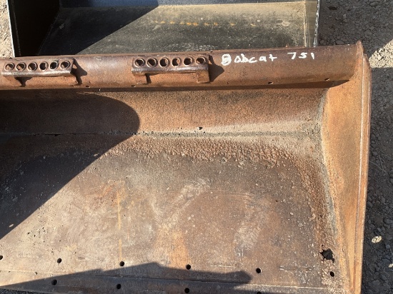 Bobcat Used 60" Smooth HD Skid Steer Bucket