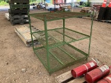 Green 3 Rack Shelf Unit 44