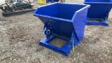 New Self Dumping Trash Hopper Blue