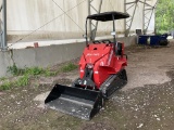 New Agrotk SDA-140W Track Loader Red