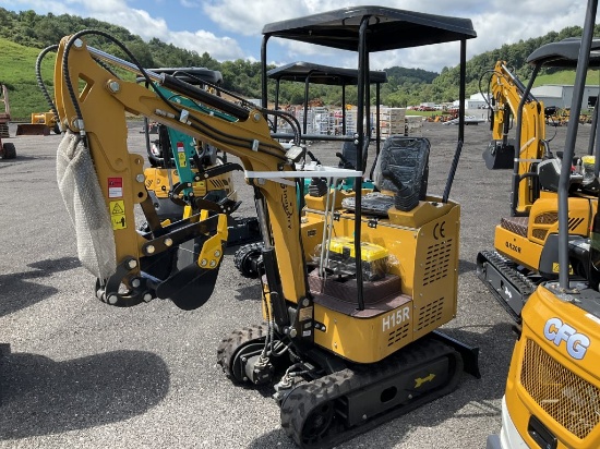 New H15R Mini Excavator Yellow
