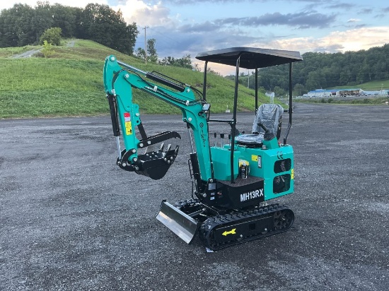 New MH13RX Mini Excavator Teal