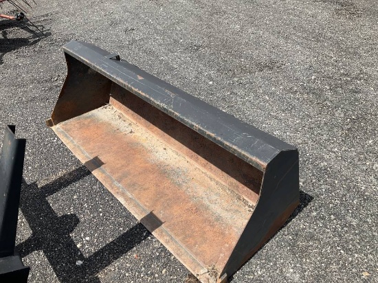 Black Tractor Loader Bucket
