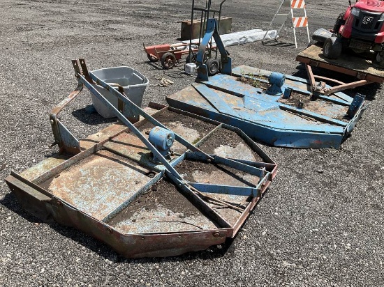 Lot of 2 4' & 6' Brush Hogs