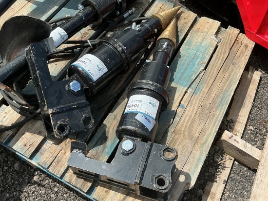 New Mini Excavator Hydraulic Wood Drill Attachment