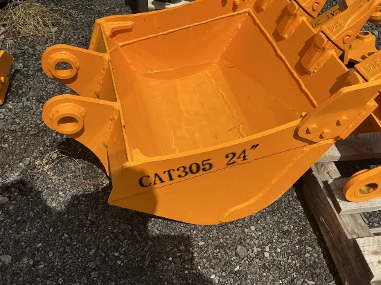 New CAT 305 Excavator Bucket 24" FT-BK