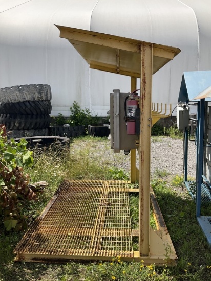 Lean-to-Style Shed with Electrical Panels